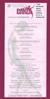 Stage Formello Danza 2003